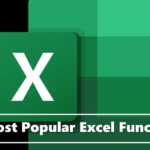 11 most popular Microsoft Excel Function from Microsoft Analytics